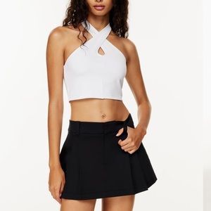 Aritzia Sunday Best Amie Tank in pale yellow